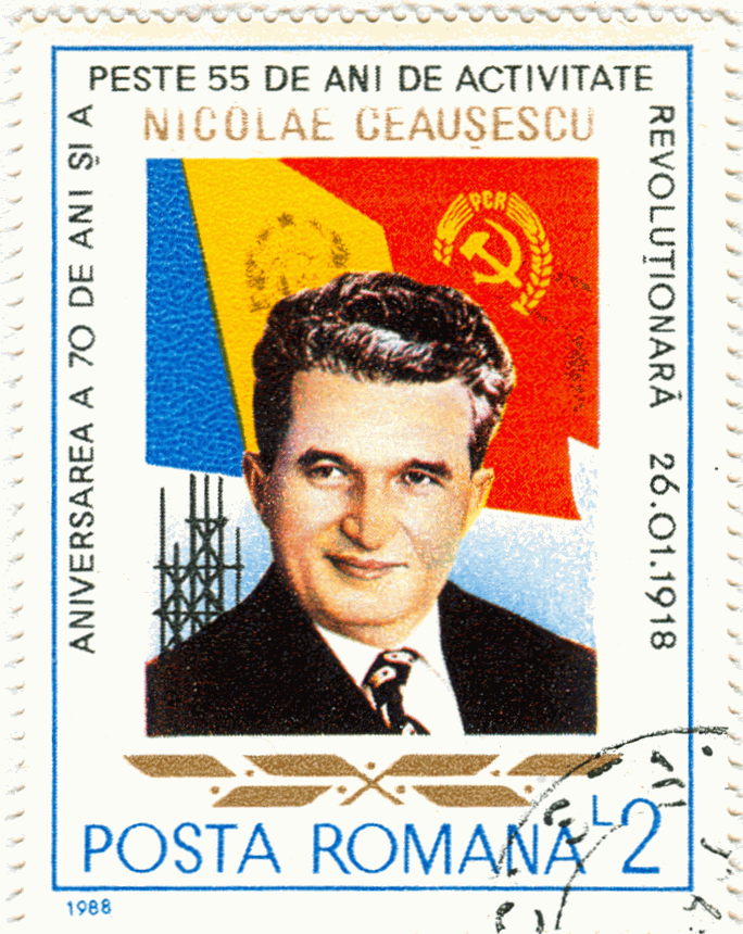 the Romanian dictator Nicolae Ceaușescu