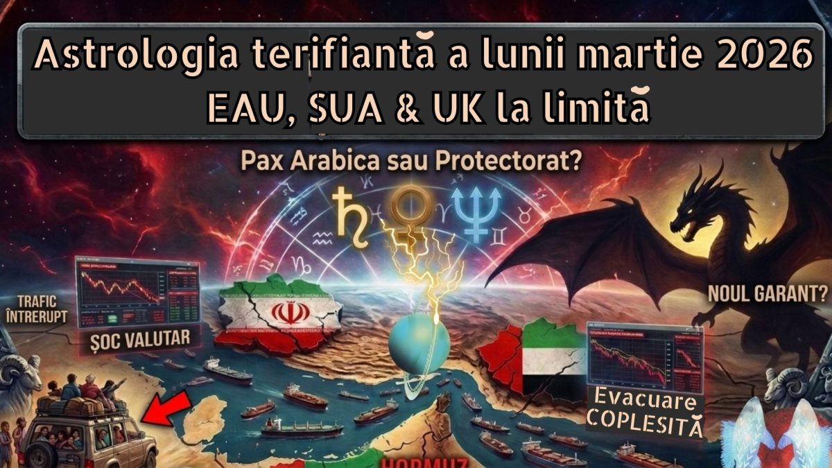 Astrologia terifiantă a lunii martie 2026: SUA, UK și EAU la limită